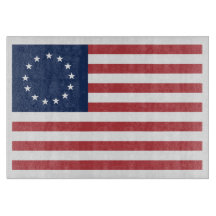 Betsy Ross Flag Design Cutting Board