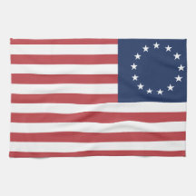 Betsy Ross Flag Design Küche/Bar Handtücher
