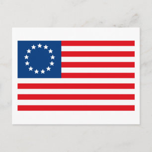 Betsy Ross Flag Postkarte