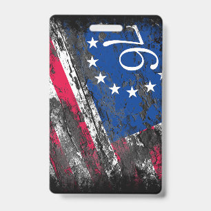Betsy Ross Flagge 1776 Patriotisch 4. Juli Ausweis