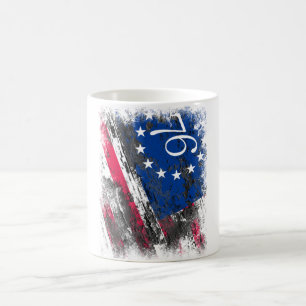 Betsy Ross Flagge 1776 Patriotischer 4. Juli Kaffeetasse