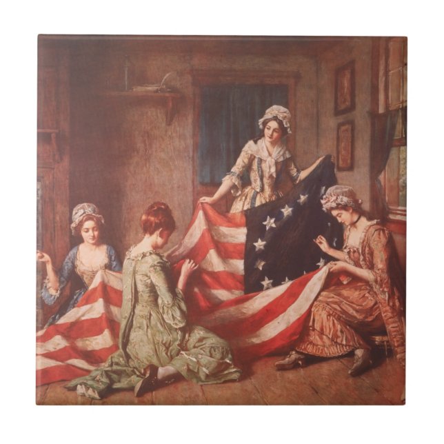 Betsy Ross Fliese (Vorderseite)