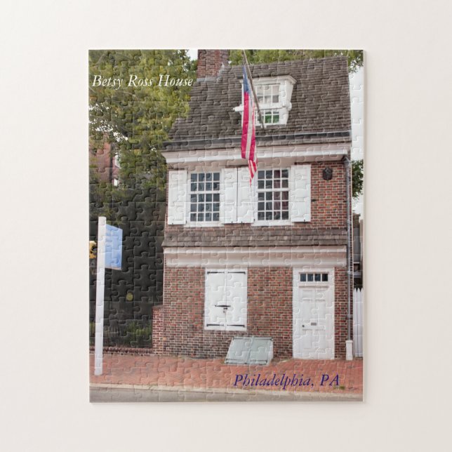 Betsy-Ross-Haus Puzzle (Vertikal)