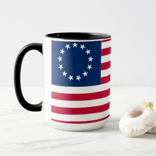 Betsy Ross Old Glory American USA Flag Tasse