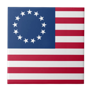 Betsy Ross Old Glory Amerikanische USA-Flagge Fliese