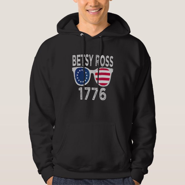 Betsy Ross Shirt 4. Juli American Flag Sunglas (Vorderseite)