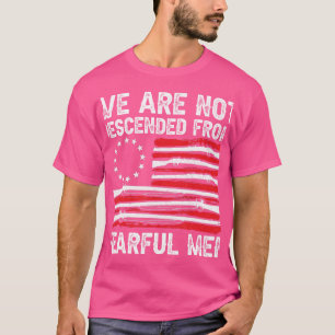 Betsy Ross US Flag Militärarmee Gun 4. Juli T-Shirt