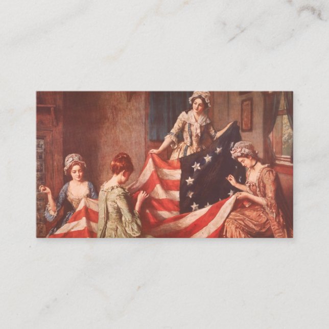 Betsy Ross Visitenkarte (Vorderseite)