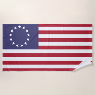 Betsy- Rossflagge 1776 amerikanische Flagge Strandtuch