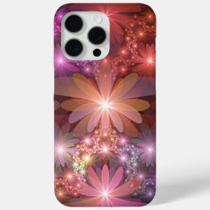 Bett aus Blumen Bunt Glänzende Abstrakte Fraktal-K Case-Mate iPhone Hülle