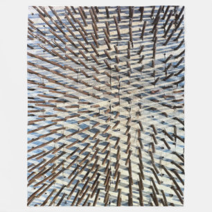 BETT DER NAGEL-FLEECE-DECKE FLEECEDECKE