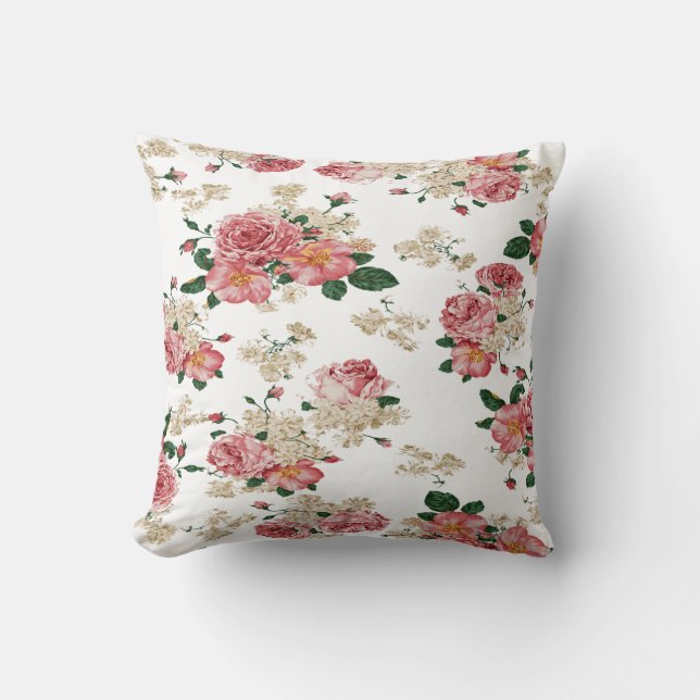 Bett der Rosen Kissen (Vorderseite)