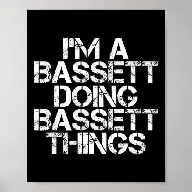 Bett Funny Surname Familienbaum Geburtstag Wieders Poster (Vorne)