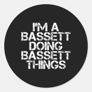 Bett Funny Surname Familienbaum Geburtstag Wieders Runder Aufkleber