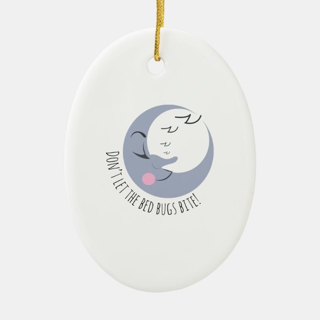 Bett-Wanzen-Biss Keramikornament (Vorne)