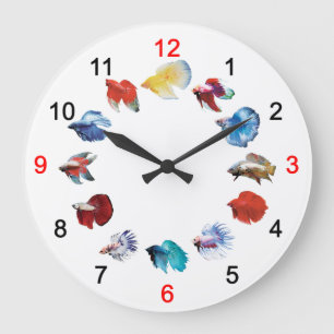 Bettaの 壁 掛 け時Nr. 01 Große Wanduhr