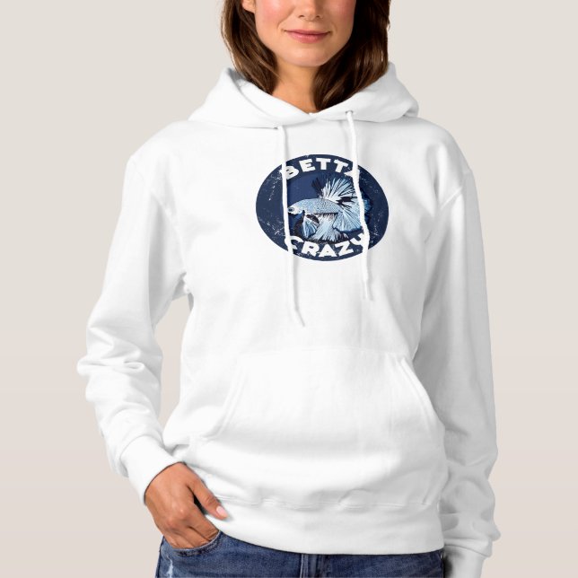 Betta Crazy - Frauenpullover Hoodie (Vorderseite)