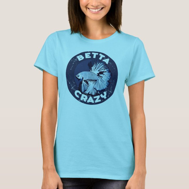 Betta Crazy - T - Shirt von Frauen (Vorderseite)
