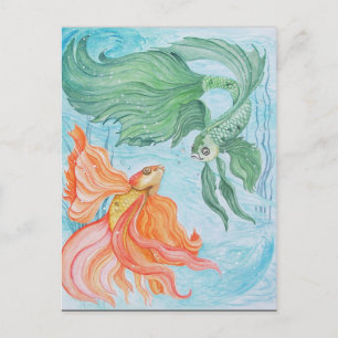 Betta Dance Postkarte