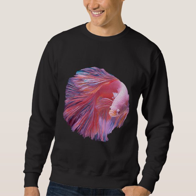 Betta Fighting Fish Sweatshirt (Vorderseite)