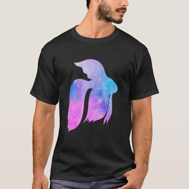 Betta-Fisch-Aquarium 1 T-Shirt (Vorderseite)