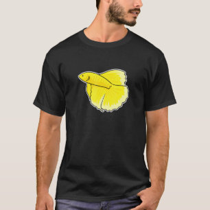 Betta-Fisch-Aquarium-Design für Fischliebhaber T-Shirt