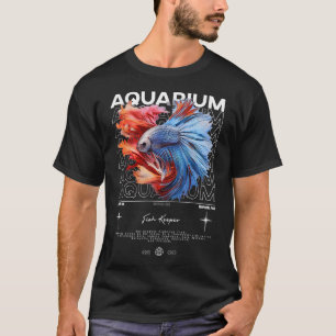 Betta-Fisch-Halter Moderne Streetwear T-Shirt