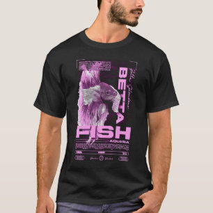Betta-Fisch-Halter Moderne Streetwear T-Shirt