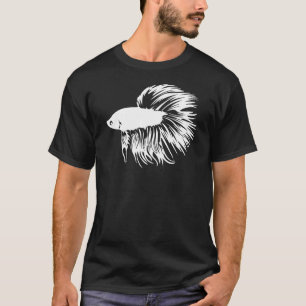 Betta Fisch-Silhouette T-Shirt