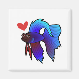 Betta Fische/siamesische kämpfende Fisch-Liebe Magnet