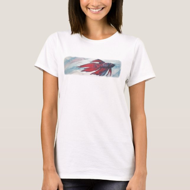 Betta Fische T-Shirt (Vorderseite)