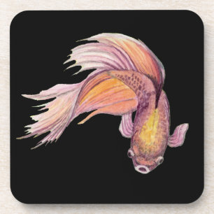 Betta Fish Beverage Coaster Getränkeuntersetzer