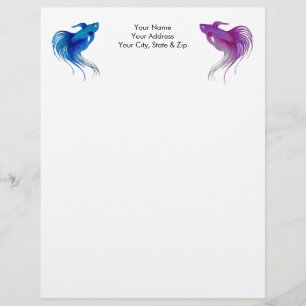 Betta Fish Briefbogen