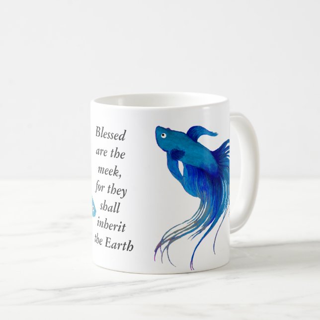 Betta Fish Coffee Tasse (VorderseiteRechts)