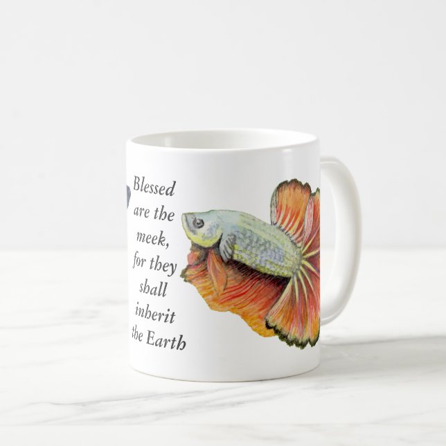 Betta Fish Coffee Tasse (VorderseiteRechts)