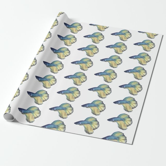 Betta Fish Geschenkpapier (Ungerollt)