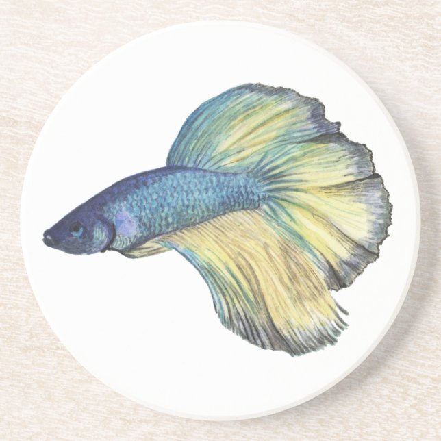 Betta Fish Getränkeuntersetzer (Vorne)