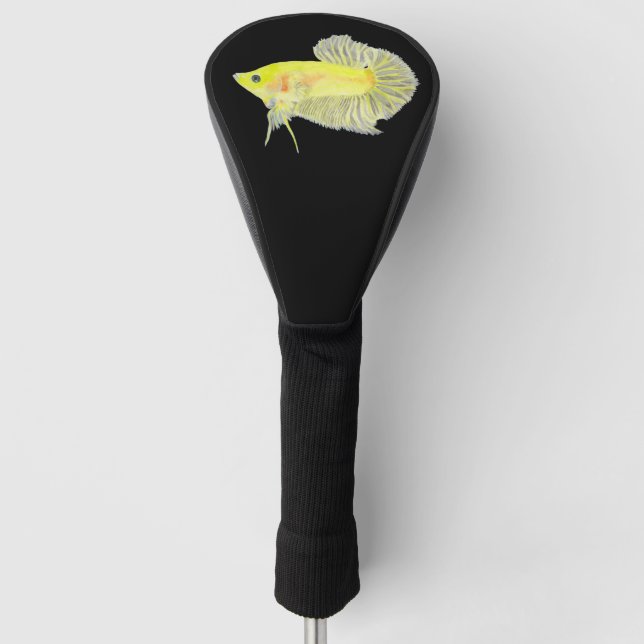 Betta Fish Golf Head Cover Headcover (Vorderseite)