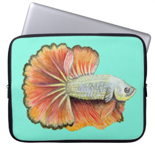 Betta Fish Laptop Sleeve
