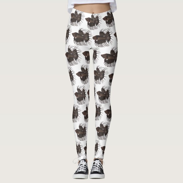 Betta Fish Leggings (Vorderseite)