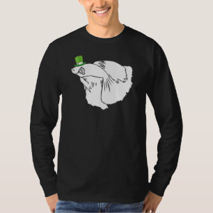 Betta Fish Leprechaun Irish St Patrick Day T-Shirt
