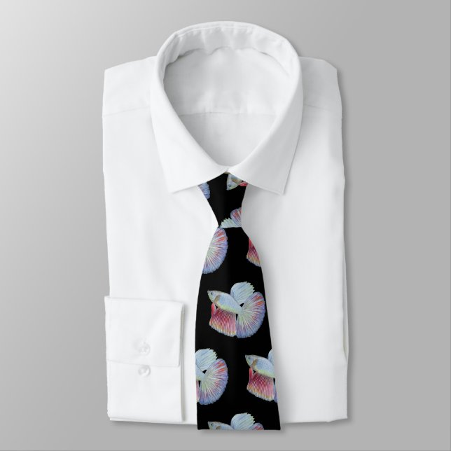 Betta Fish Neck Tie Krawatte (Gebunden)