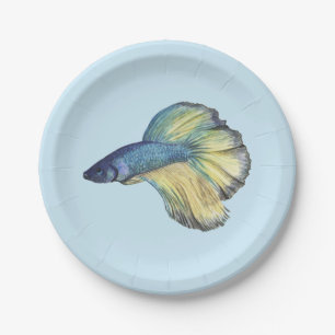 Betta Fish Pappteller