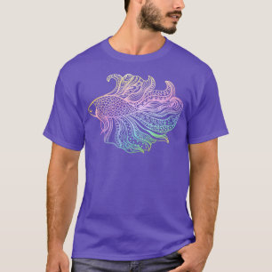 Betta Fish Pastel Rainbow T-Shirt