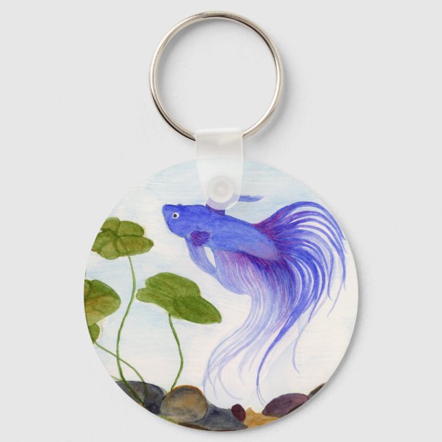 Betta Fish Schlüsselanhänger (Vorderseite)