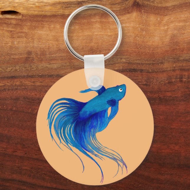 Betta Fish Schlüsselanhänger (Vorderseite)
