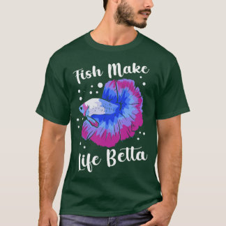 Betta Fish Siamese Fish Fish Betta Splendens T-Shirt
