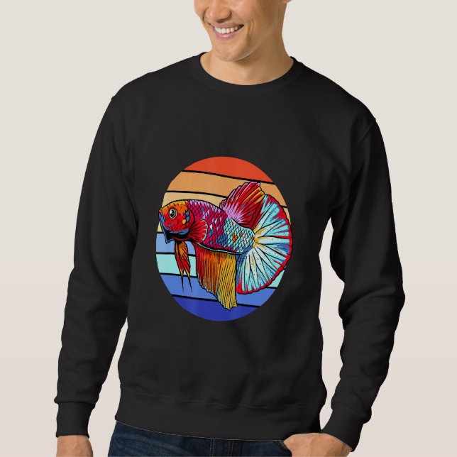 Betta Fish Sweatshirt (Vorderseite)