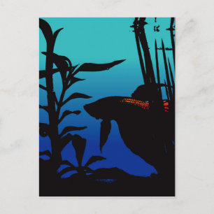 Betta glaubt es postkarte