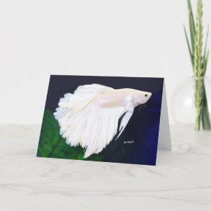 Betta-Grußkarte Karte